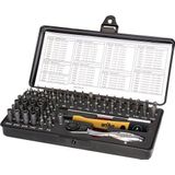 Wiha - Micro Bit Set 65-tlg. inkl. Aufbwahrungsbox (39971) i Feinmechanik Schraubendreher Set mit Bit Halter, Steckschlüssel, esd Schraubendreher