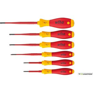 Wiha Schroevendraaierset SoftFinish Electric SlimFix TORX® Tamper Resistant - 6-delig - 41245