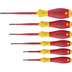 Wiha Schroevendraaierset SoftFinish electric slimFix TORX® Tamper Resistant - 6-delig - 41245