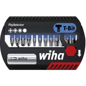 Wiha Bitset FlipSelector T-bit 25mm (¼″) PH / PZ / TORX® / Zeskant - 14-delig - 41826