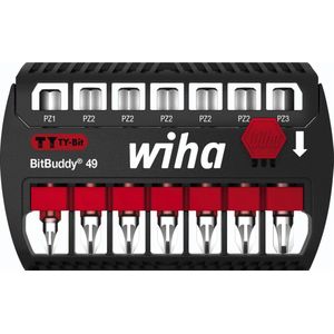 Wiha Bitset BitBuddy® TY-bit 49mm (¼″) Pozidriv - 8-delig - 42099