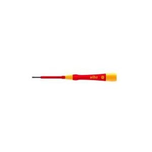 Wiha Elektronica, VDE, Elektronica en fijnmechanica Platte schroevendraaier Kopbreedte: 3 mm Koplengte: 60 mm