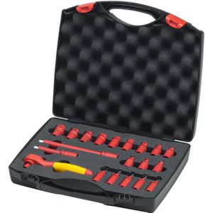 Wiha ratelsleutelset geïsoleerd 1/4 21-dlg