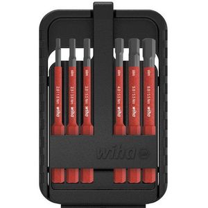Wiha Bitset slimBit electric Zeskant in slimBit-box - 7-delig - 43156