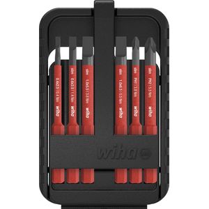 Wiha - slimBit Bitset - Sleufkop en Phillips - 6-delig - VDE