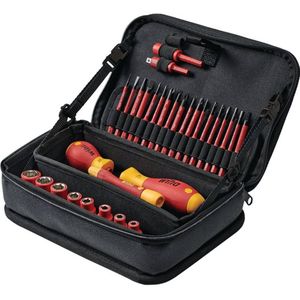Wiha Gereedschapset slimVario® electric assorti 32-delig incl. functionele tas - 43465