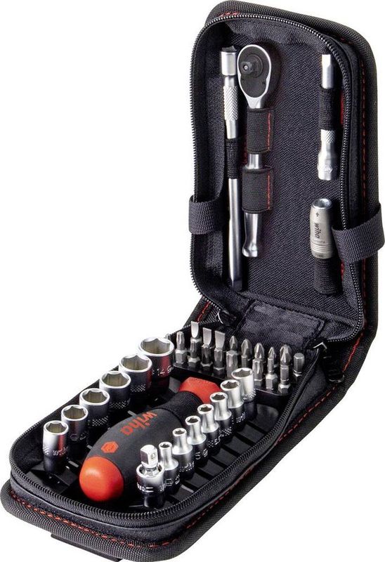 Wiha 33394 Steckschlüssel Set 1/4Z 40tlg
