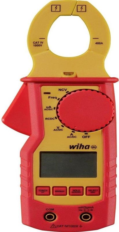 Wiha - Stroommeettang - 1.000 V AC - CAT IV - Groot LCD-display