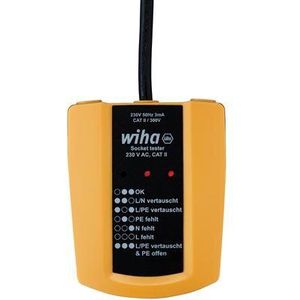 Wiha Stopcontacttester 230 V AC, CAT II - 45220