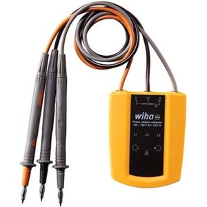 Wiha 45221 Drehfeldtester Cat III 1000 V, Cat IV 600 V, zwart