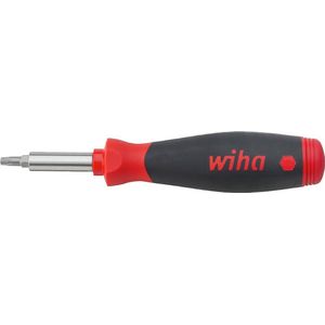 Wiha Schroevendraaier met Bitmagazijn PocketMax® Magnetisch Gemengd met 8 Bit - 1/4 - 45292