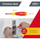 Wiha Schroevendraaier met bitmagazijn PocketMax® electricgemengd met 4 slimBits - 45296