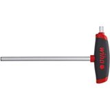 Wiha L-sleutel met T-greep ComfortGrip Zeskant MagicRing® met zijaandrijving, mat verchroomd (45440) 3 x 100 mm