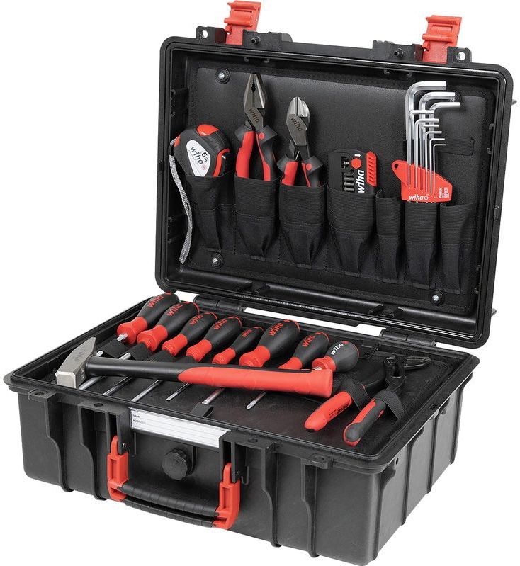 Wiha 9300-71403 Gereedschapskoffer Basic Set L Mechanisch - 18 delig - 45531