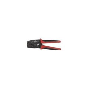 Wiha Z62000306-01 Krimpgereedschap voor niet-geïsoleerde vlakke stekers en vlakke stekerhulzen 220 mm, 0.25 - 6 - 45958