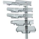 Hansa - Brievenbakset - Zwart - Ergonomisch - Voor A4-documenten