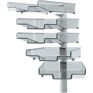 Hansa - Brievenbakset - Zwart - Ergonomisch - Voor A4-documenten