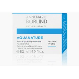 Annemarie Börlind Aquanature Rehydrating Night Cream - 50 ml - hydraterende nachtcrème