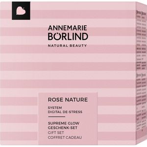 ANNEMARIE BÖRLIND Gezichtsverzorging ROSE NATURE Cadeauset Supreme Glow Cream-Gel 50 ml + Night Repair Drops 5 ml