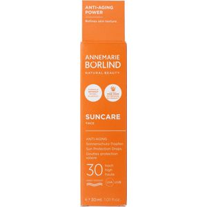 Suncare - Face - Anti-Aging Zonbeschermingsdruppels - SPF 30 - Transparant - Vegan