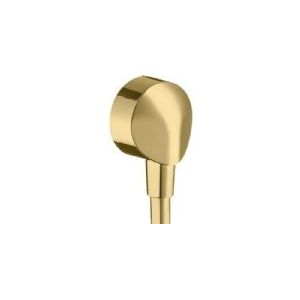 HansGrohe - Muuraansluitbocht FixFit E - Gepolijst Goud - Metaal