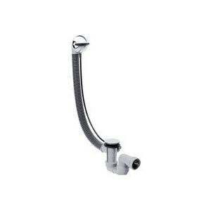 Hansgrohe Flexaplus badafvoer, overloopcombinatie met waste voor normaal bad chroom 58143000