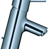 hansgrohe Kraan Talis S (kraan met uitloop hoogte 70mm en trekstang-afvoergarnituur) chroom