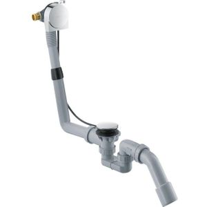 Hansgrohe Exafill S badafvoer , overloop en vulcombinatie met waste voor normaal bad chroom 58113000