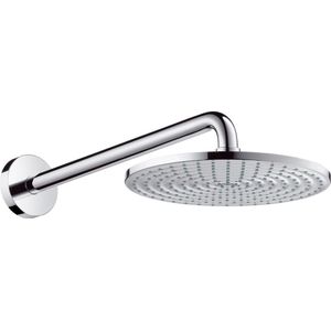 hansgrohe Raindance S 240 Air waterbesparende douchekop, hoofddouche voor wandmontage, chroom, 1 straaltype (RainAir) met waterbesparende functie