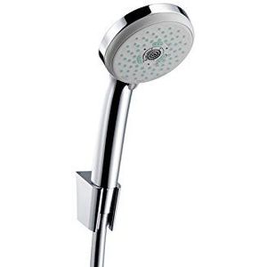 hansgrohe Croma 100 douchekop, incl. douchekophouder, 3 straalsoorten, chroom