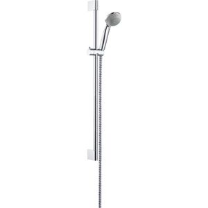 hansgrohe Crometta 85 Brauseset Mono Green 6 l/min mit Brausestange 65 cm Chrom, 27652000