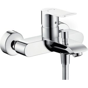 Hansgrohe Metris Badkraan met Omstel en Koppelingen Chroom - Hartafstand 150 Mm ± 12 Mm