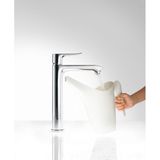 Hansgrohe - Metris Einhebel-Waschtischmischer 200mm 5l/min mit Zugstangen-Garnitur, Chrom