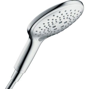 hansgrohe Raindance Select S - Douchekop, ronde Handdouche (⌀ 150 mm) met 3 jets, met anti-kalk functie, chroom