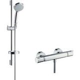 Hansgrohe Croma 100 Vario Renovatieset 65 cm met Ecostat Comfort Thermostaat Chroom