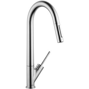 hansgrohe AXOR Starck eengreeps keukenmengkraan 270 met uittrekbare douche, 10821800
