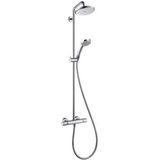 Hansgrohe Croma 220 Showerpipe met thermostaatkraan chroom 27185000