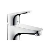 hansgrohe Focus Einhebel-Waschtischmischer 100 CoolStart mit Zugstangen-Ablaufgarnitur Chrom, 31621000