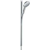 hansgrohe Raindance Select S - Doucheset met Douchekop, Douchestang 90 cm, Doucheslang 160 cm en Douchekophouder, Handdouche met 3 jets, chroom