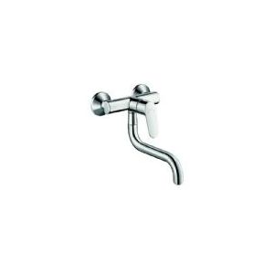 hansgrohe Focus M41 ééngreeps keukenmengkraan wandmontage - Chroom - hartafstand 150 mm ± 12 mm