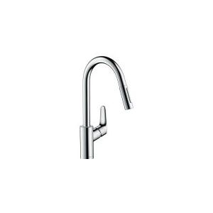 hansgrohe Focus M41 ééngreeps keukenmengkraan 240 met uittrekbare vuistdouche, 2 straalsoorten chroom