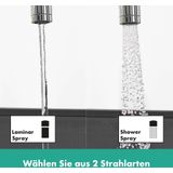 Hansgrohe Metris Keukenkraan, Comfort-Hoogte 320 mm, Met Uittrekbare Douche En Zwenkuitloop, Chroom