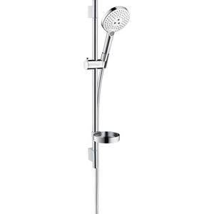 Hansgrohe Raindance Select S 120 / Unica'S Puro Glijstangset - 65 cm - Chroom / Wit