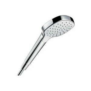 Hansgrohe Croma Select E handdouche 1jet EcoSmart 1/2 xØ11cm met rain regenstraal (9L/min) wit/chroom 26815400