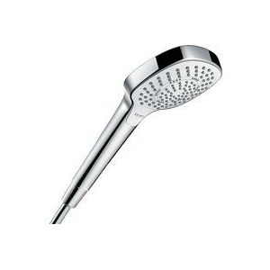 Hansgrohe Croma Select E handdouche Multi EcoSmart 1/2 xØ11cm met soft rain intense rain en massagestraal wit/chroom 26811400