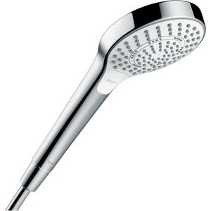 Hansgrohe Croma Select S handdouche Multi EcoSmart 1/2 xØ11cm met soft rain intense rain en massagestraal wit/chroom 26801400