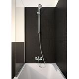 Hansgrohe Croma Select E Vario glijstangset met Croma Select E Vario handdouche EcoSmart 65cm met Isiflex`B doucheslang 160cm wit/chroom 26583400