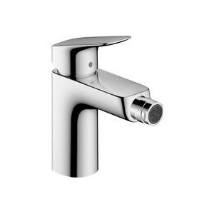 Hansgrohe Logis 1 gats bidetkraan 100 met waste chroom 71200000