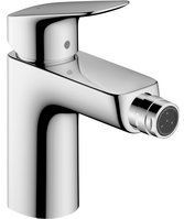 Hansgrohe Logis 1 gats bidetkraan 100 met waste chroom