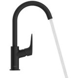 hansgrohe Kraan Logis (armatuur met uitloop hoogte 210mm, trekstang-afvoergarnituur en zwenkuit) chroom